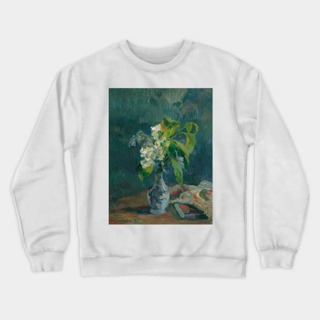 Lilacs by Paul Gauguin Crewneck Sweatshirt by Classic Art Stall